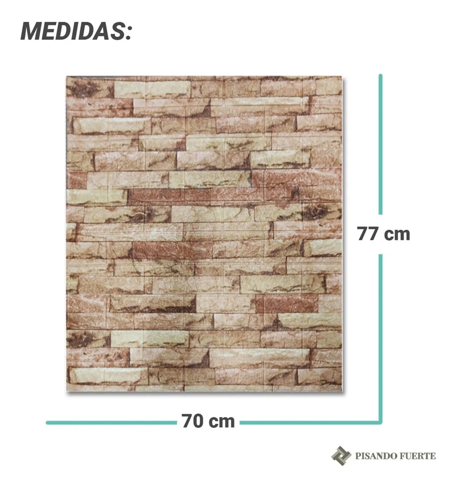 PACK (X10) Pared Simil Piedra Rustica 051 (F) (3 mm)