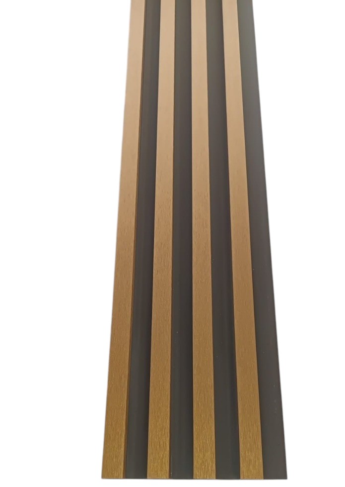[WPC 486] Wall Panel wpc 160*24*2900mm (Modelo 2025) (Dorado (Brushed))