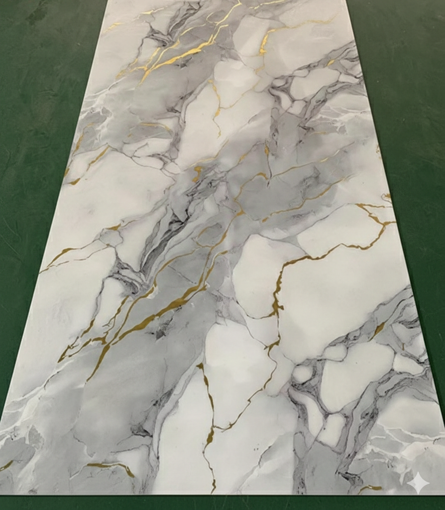 Placa Pvc (DORADA) Marmol UV 1.22 x 2.44 m G04