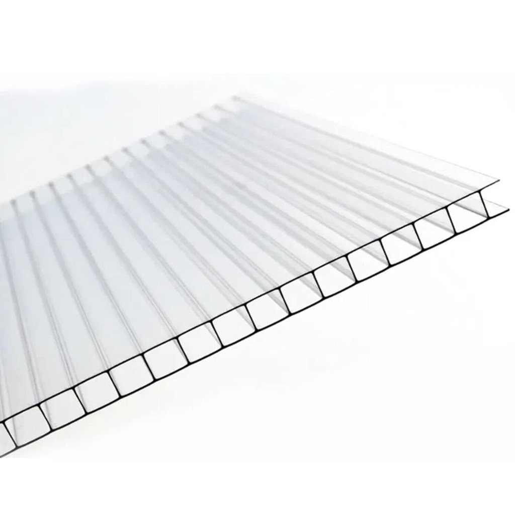 Placa de policarbonato 2,1 x 12m- 10mm (Transparente)