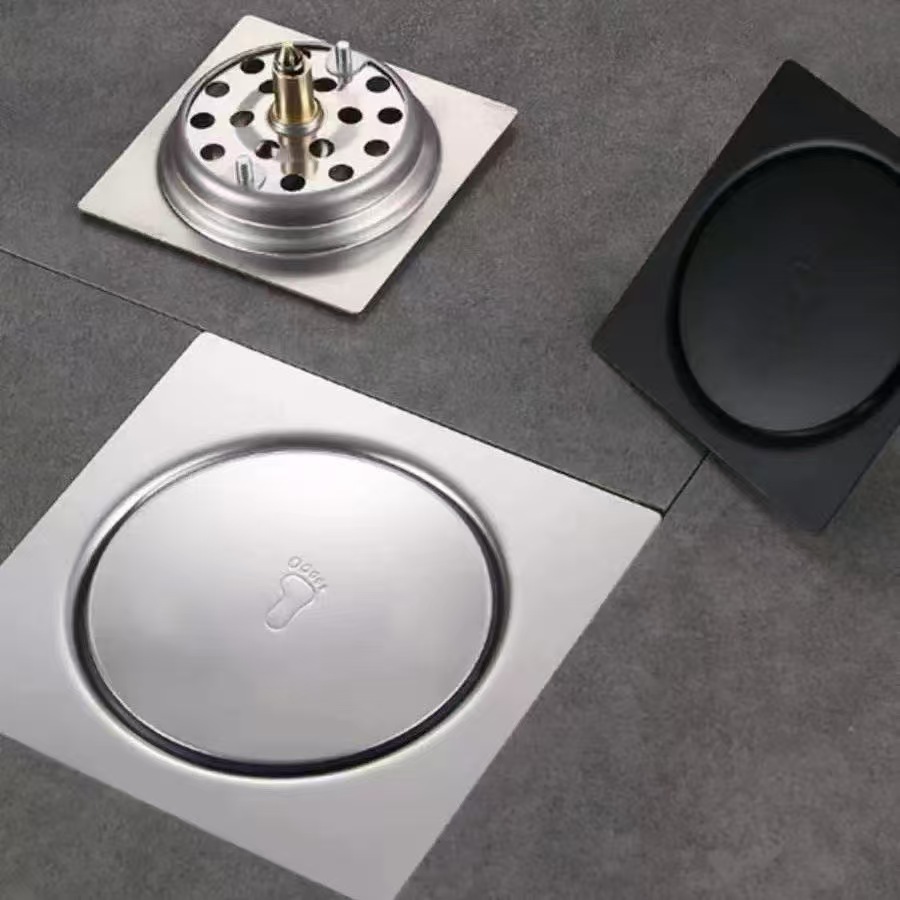 Desague de piso 20x20 Plateado [0756489922059] (Plateado)