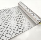 [PIDU-909661] Adhesivo de pared efecto espejo metálico 1,2 m x 3,0 m x 2,5 mm — YH-MM09
