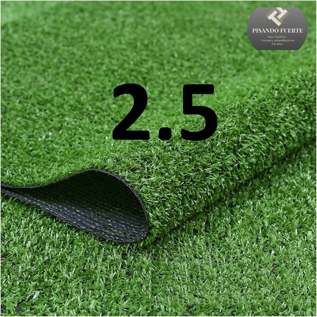 [25-11 2X5m] Cesped Pasto Sintetico 2,5 cm Rollo 10 m²