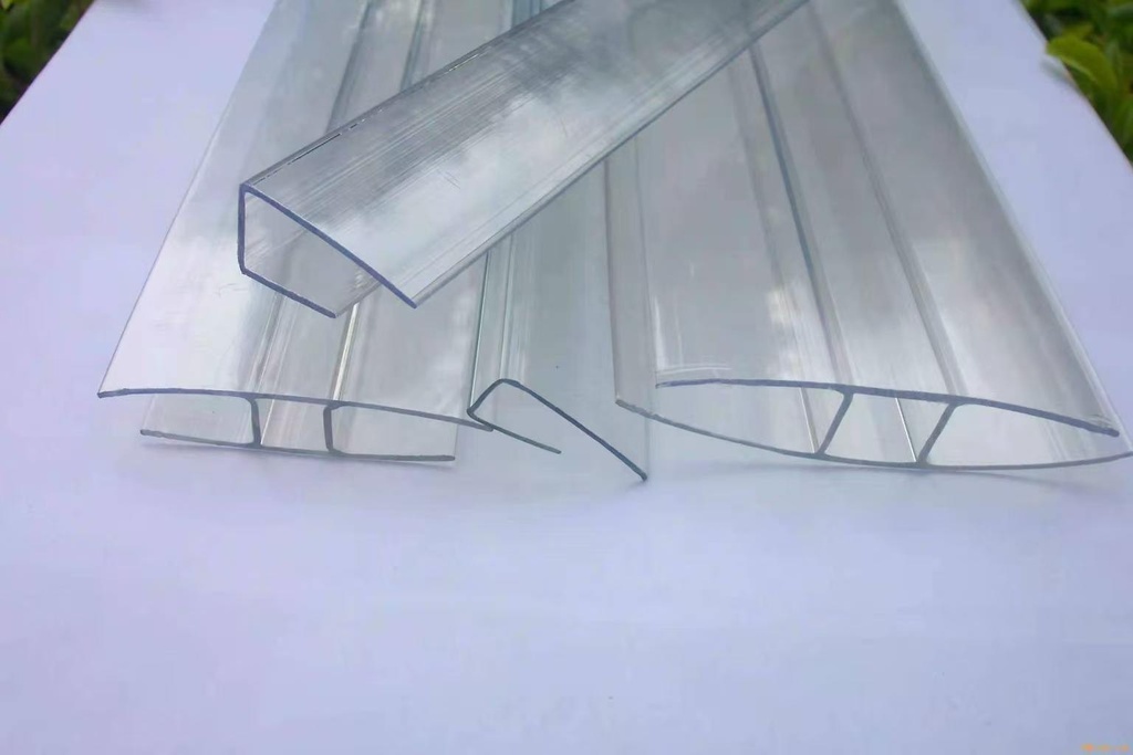 [PC-H-46-TRA] Perfil H policarbonato 4-6mm 5,8m (Transparente)