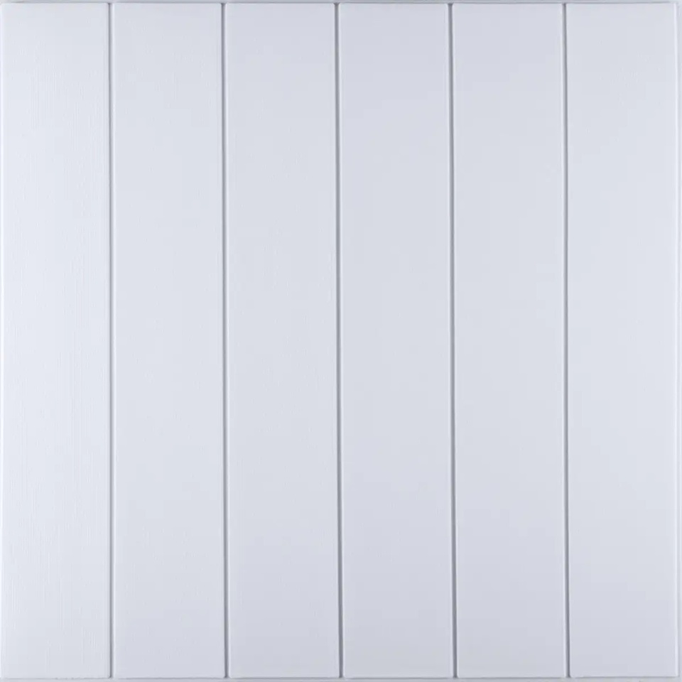 [309] PACK (X10) PARED SIMIL MADERA 025 (3 mm) (Blanco)