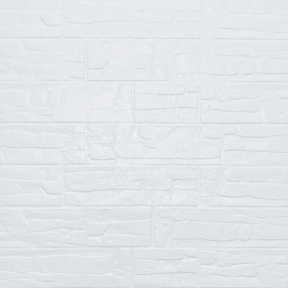 [323] PACK (X10) Pared Piedra 033 (4 mm) (Blanco)